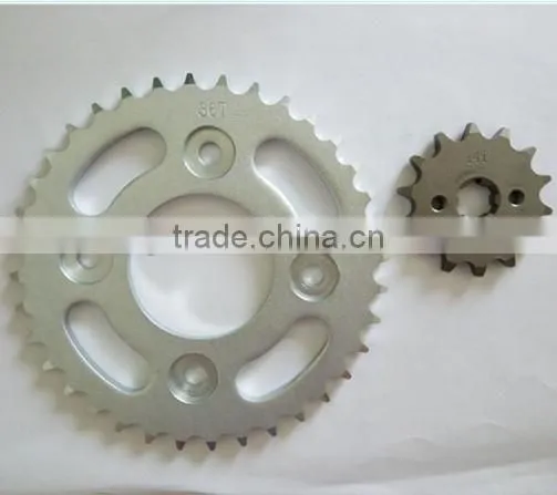 Cheap factory directly motorcycle bajaj pulsar 135 chain sprocket price