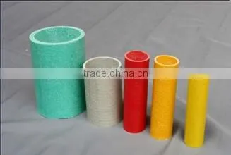 Corrosion resistant colored fiberglass pipe ,stainless steel tubing, frp circular tube