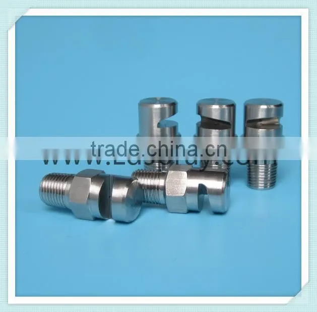 Stainless steel SS wide angle flat fan spray nozzle