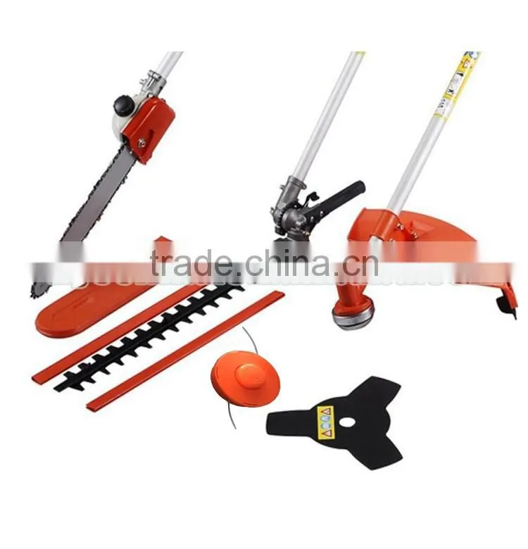 52cc Milti Functional Gasoline Brush Cutter, Pole Saw, Hedge Trimmer