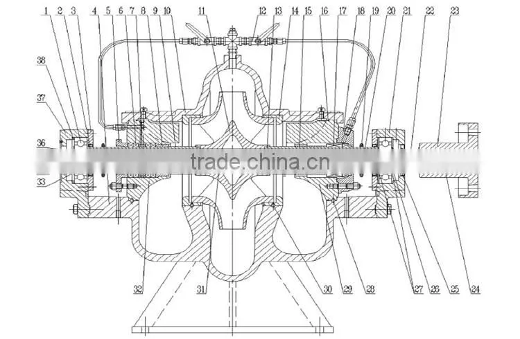 QS Marine Centrifugal Sea Water Cooling Pump