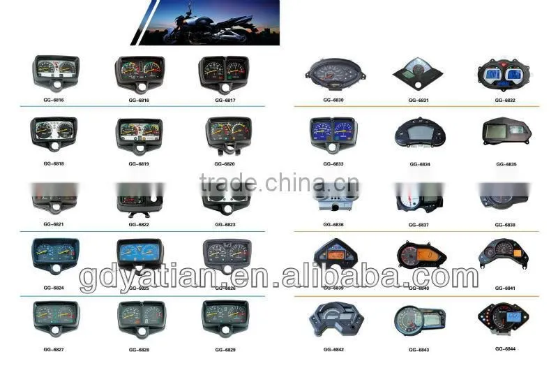 Hot selling popular motorcycle meters digital speedometer