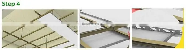 Light steel ceiling accessories triangular keel for clip in ceiling tile