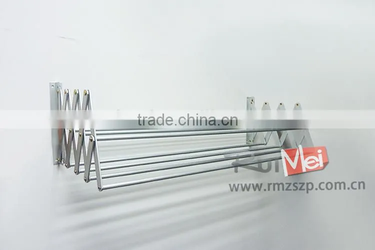 solid metal folding towel display rack
