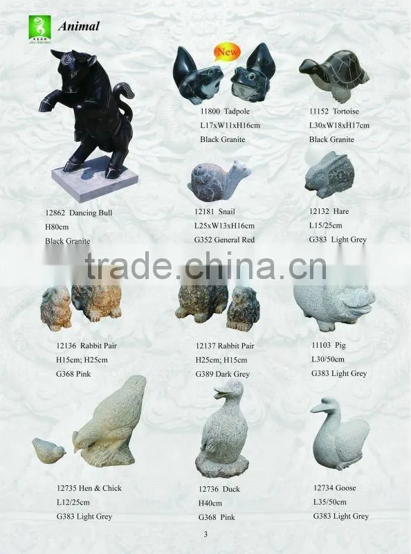 Beautiful Garden Stone Hare Statue Decoration