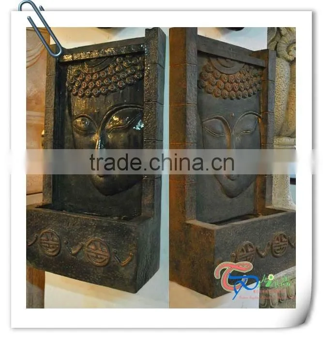 Popular Resin Square Indoor Modern Wall Fountain