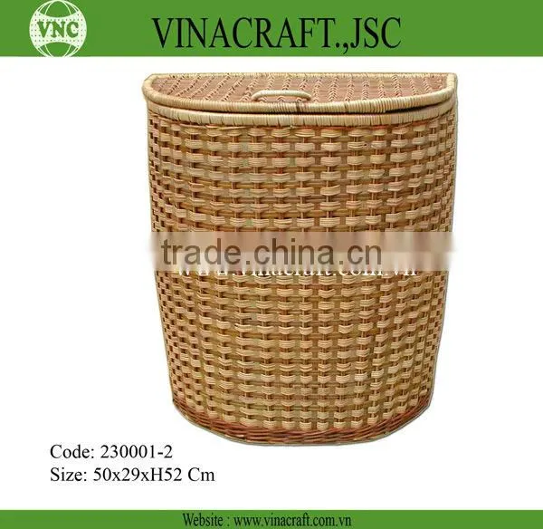Wicker hamper for home
