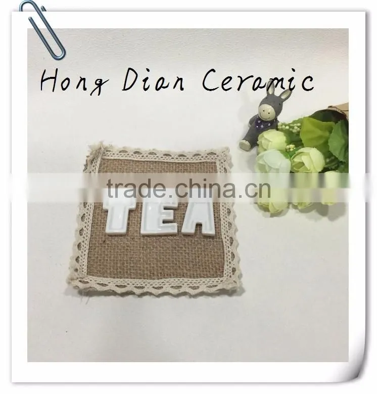 3 piece set candy dishes - wall hanging. ,factory direct letter dish,ceramic,wedding table decoration