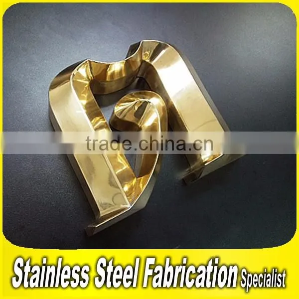 Logo Sign 3D Stainless Steel Letter Sign Metal Sign