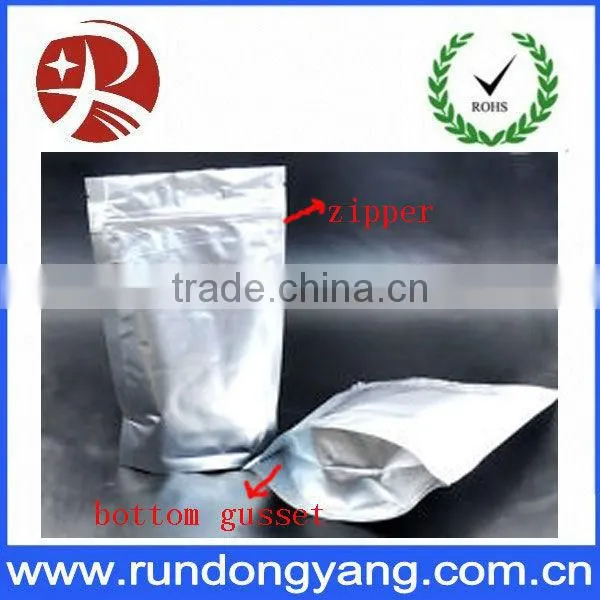 Herbal Packing Clear Foil Zip lock Grip Seal Bags