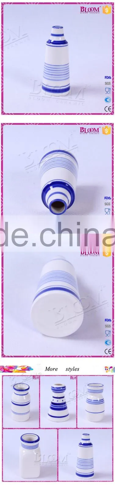 hot sale unique shape glazed ceramic vases wholesale