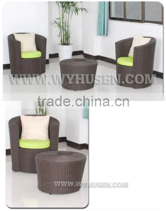 3pcs simple rattan sofa sets rattan garden furniture
