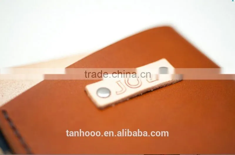 CUSTOMIZED DESIGN CUSTOM PASSPORT HOLDER Leather passport holder with embossed logo