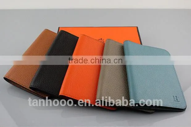 Passport Holder personalized travel pu genuine leather passport holder