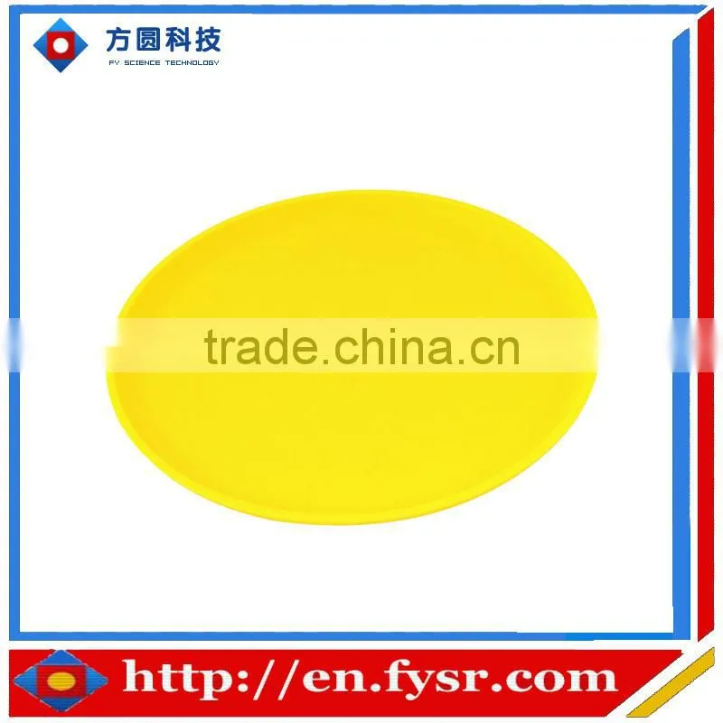 2015 promotional silicone foldable frisbee fan