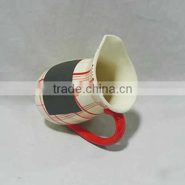 Hot ceramic pitcher for home and garden
