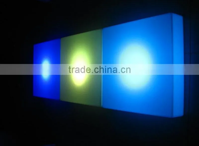 fashionable dance hall floor panel colorful interactive led flooring