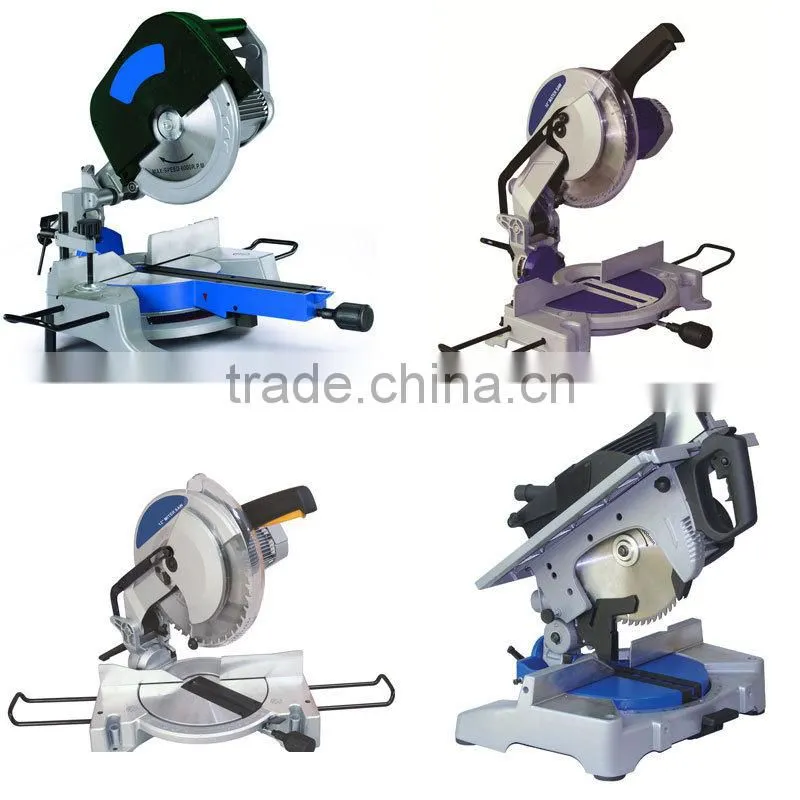 255mm 10" 2000W Wood Cutting Electric Single Bevel Slide Mitre Saw Big Cutting 340mm with Twin Laser GW8014H