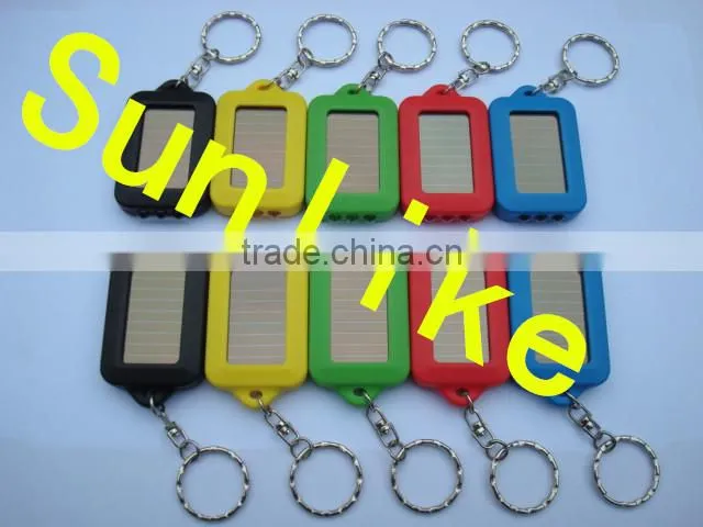 3pcs LED solar keychain