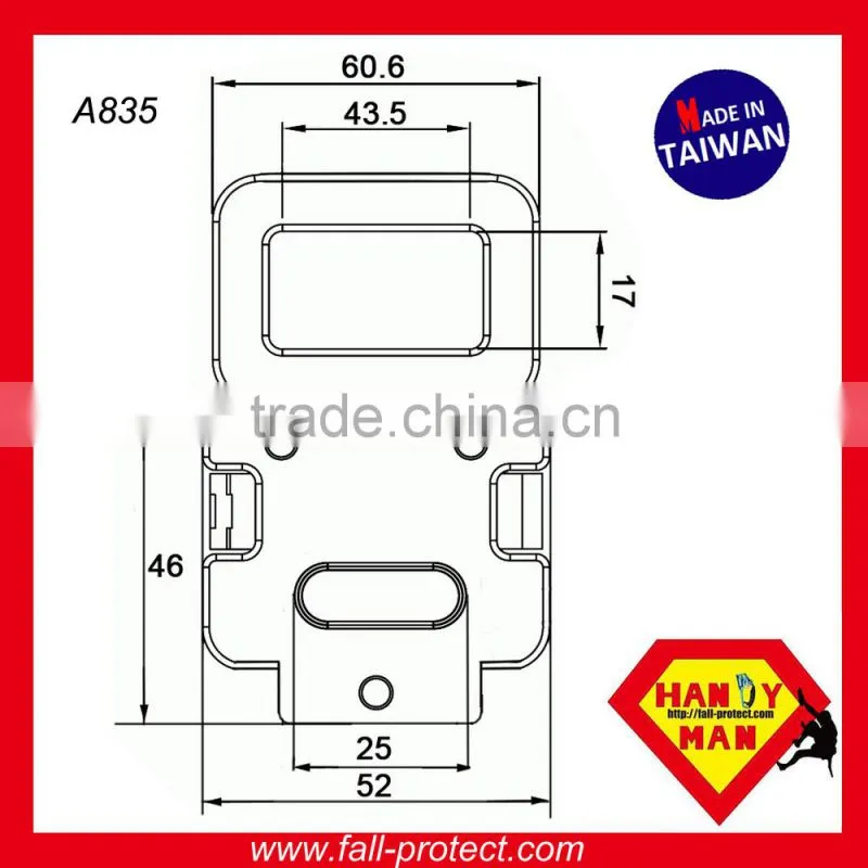 A835 Aluminum Quick Release Buckle