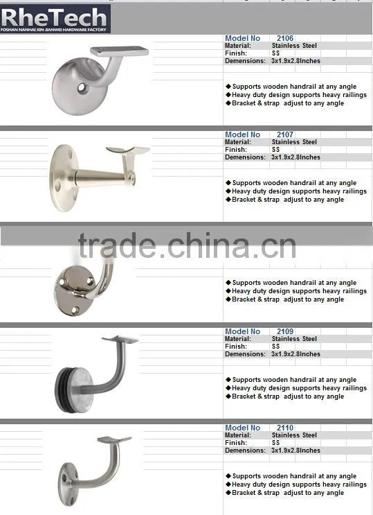 Factory supply Stair handrail mounting bracket