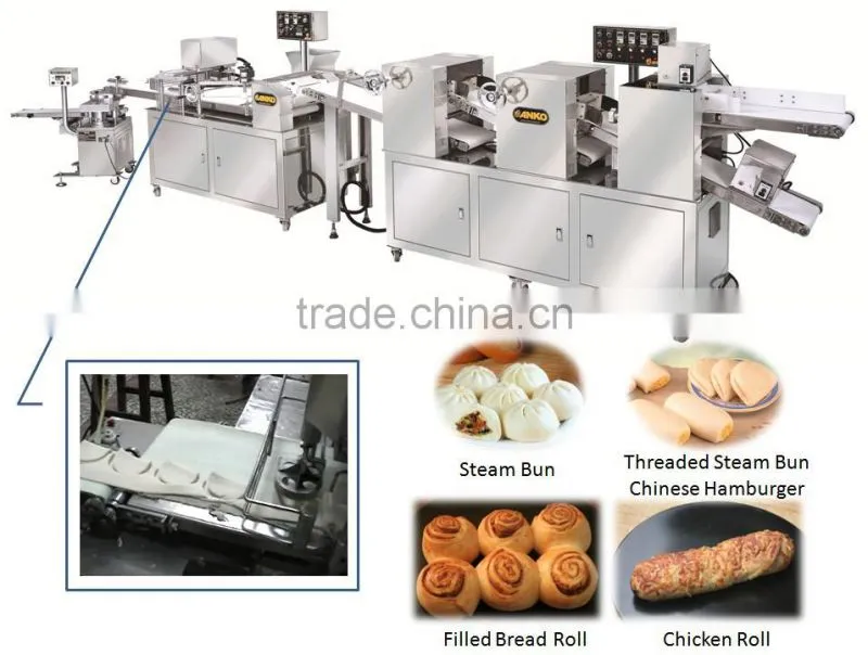 Anko professional automatic frozen industrial commercial bread maker machine