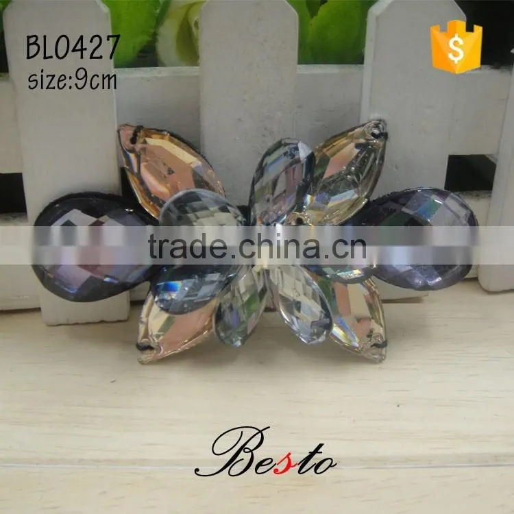 Hot sale wedding bead crystal appliques for lady