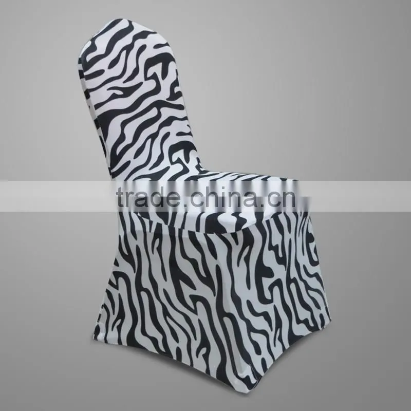 Fashionable Animal Print Leopard Print Spandex Strecth Eextend Chair Cover for Wedding Decoration Party Decoration