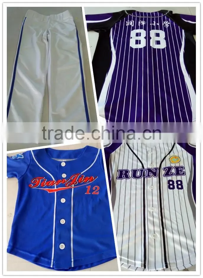 Wholesale custom camo baseball jersey professional design/quality cheap baseball jerseys uniforms