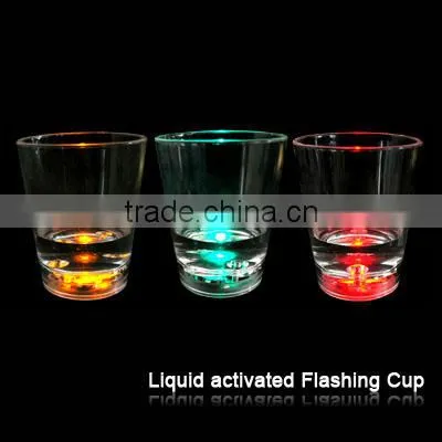 BHN056 Gift Party Product Water Liquid Activated LED Flash Glass