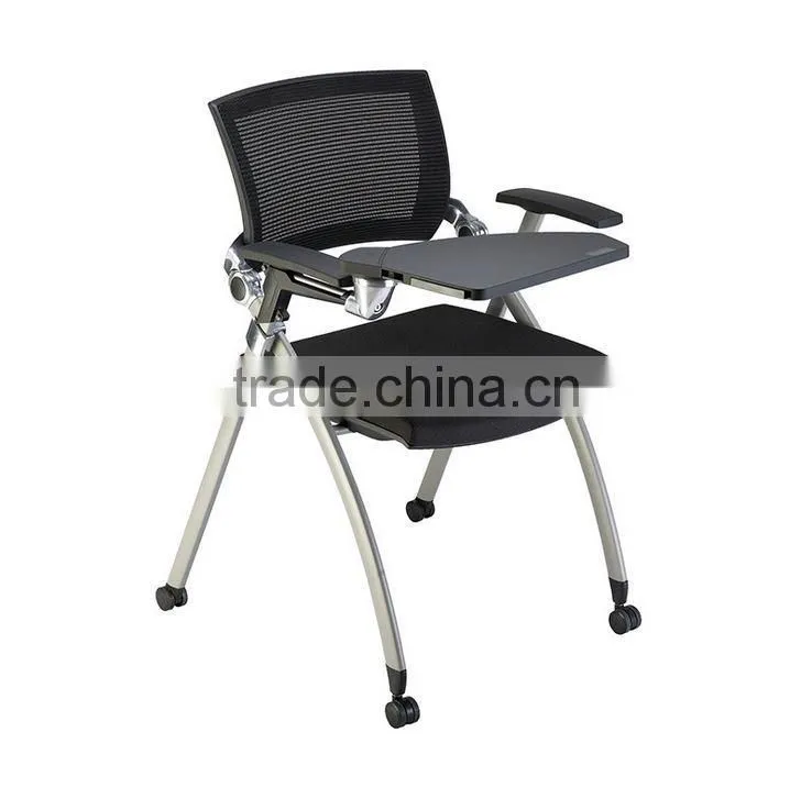 2016 hot selling new modern popular conference tablet chair training chair school chair
