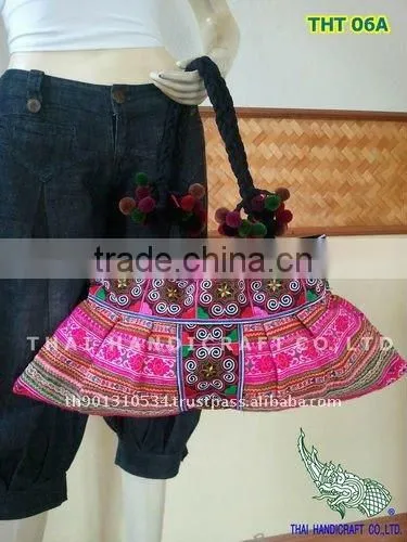 Thai Embroidered HMONG Hill Tribe Shoulder Hand Bag