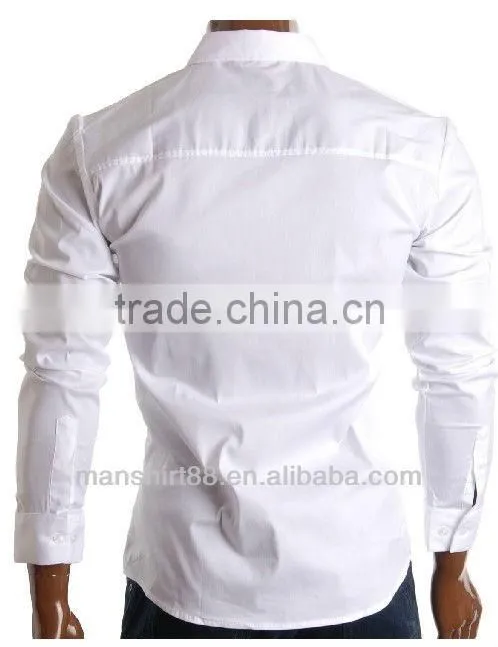 custom latest fashion long sleeve slim fit casual shirt