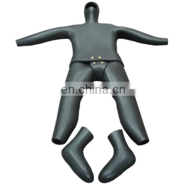10-13mm Silver Yamamoto neoprene Spearfishing wetsuit for diving in deep sea