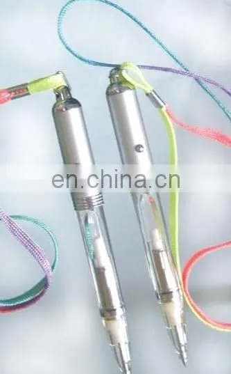 promo projector pen/torchlight pen w/rubber grip(batteries included,twist writing,click projector image,CE,RoHS approval)