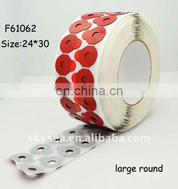Blocking Pad,lens edging pads,more adhesive,good quality,MOQ 1 roll(24*30 large round)