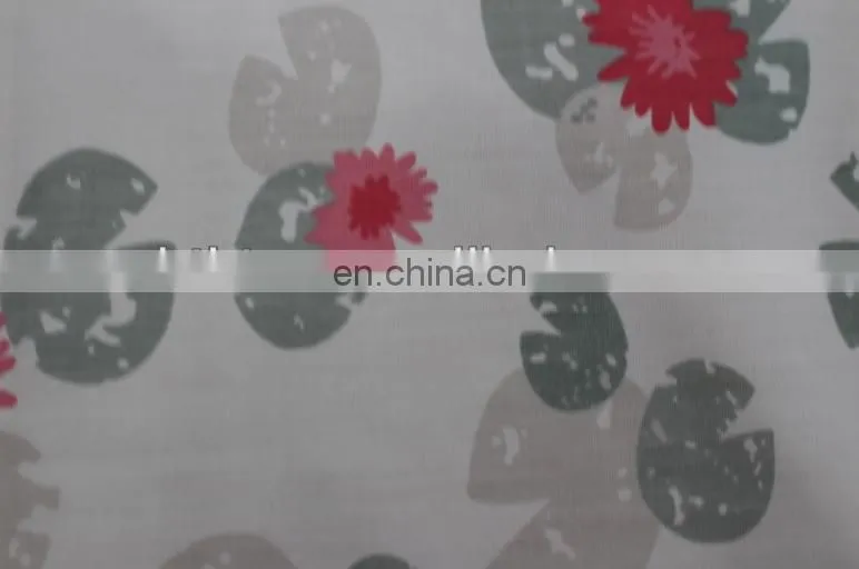 Flower printing canvas fabrics for garment
