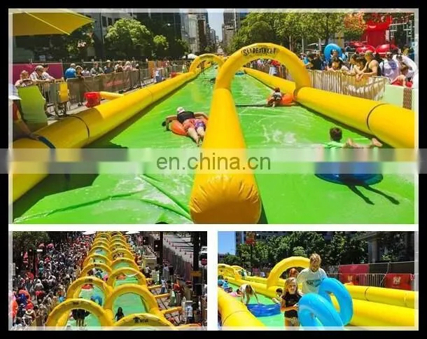 Hot sale jumbo inflatable water slide,4 lane water slide park,commercial inflatable water slides
