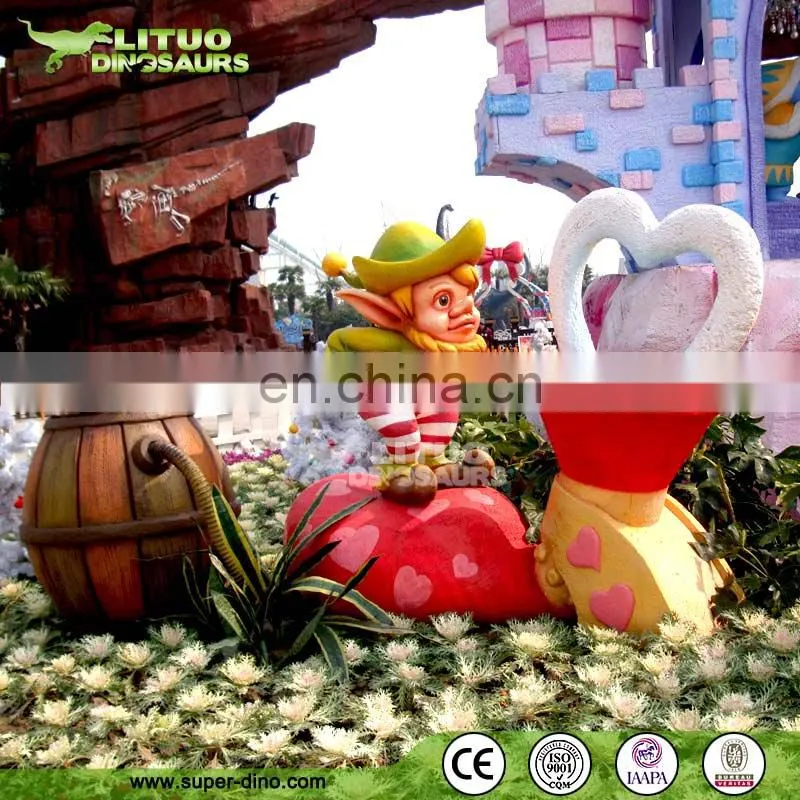Large Fiberglass Cartoon Statues for Theme Park Main Entrance