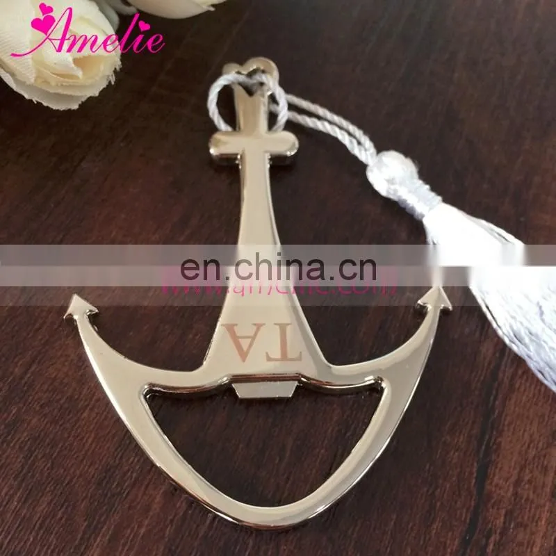 Customized Engrave Logo Personalized Wedding Favors Love the Anchor Bottle Opener Party Guest Gifts
