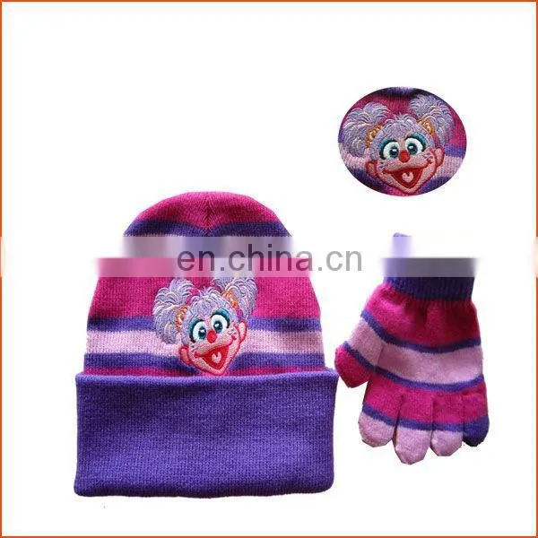 Cashmere knit scarf glove and hat set