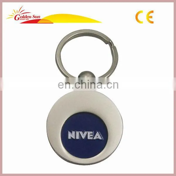 Hot Selling Plain Leather Keychain