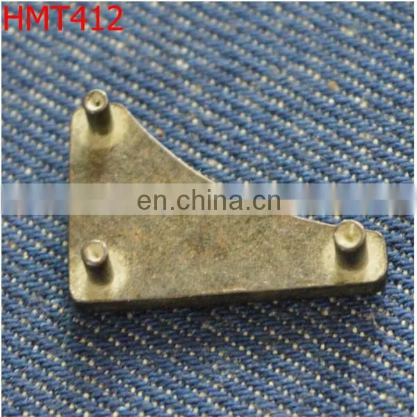 fashion custom denim metal tag