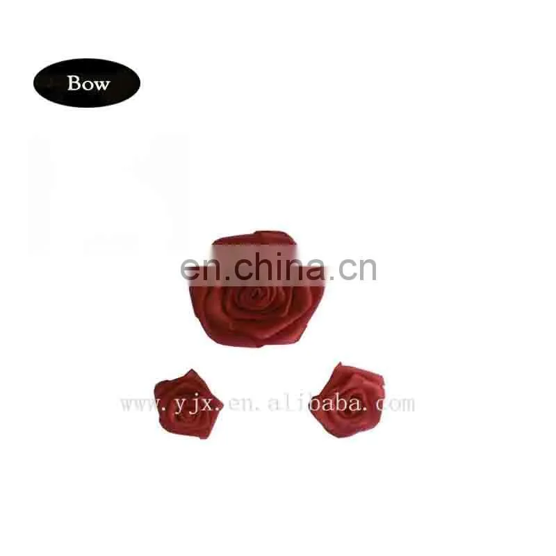 satin rosette fabric for decoration