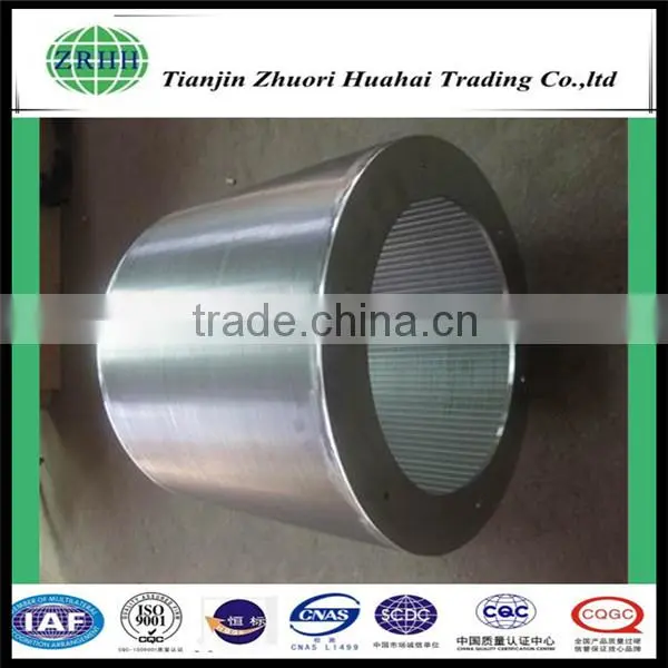 Precision stainless filter pipe use for screen pipe milling machine parts
