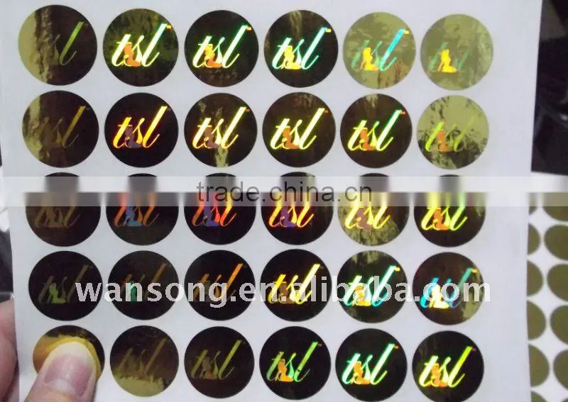3d laser hologram sticker