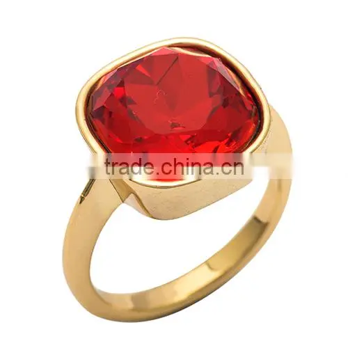 New arrival micro pave zircon ring manufacturer price Rhinestone Ring Imperial Vault Style Ring