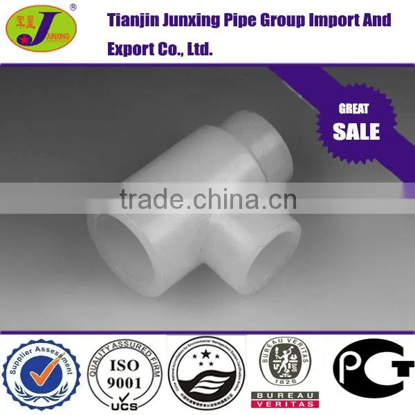 PERT Pipe fittings/ Plastic pipe fittings reducing tee