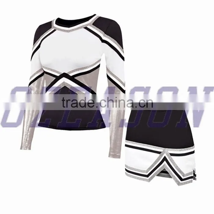 Sublimation printing cheerleading uniforms plus size wholesale cheap cheerleading uniforms
