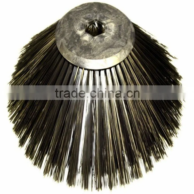Gutter side broom for road sweeping machine